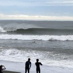 台風の爪痕残す茅ヶ崎にて、急激サイズアップ